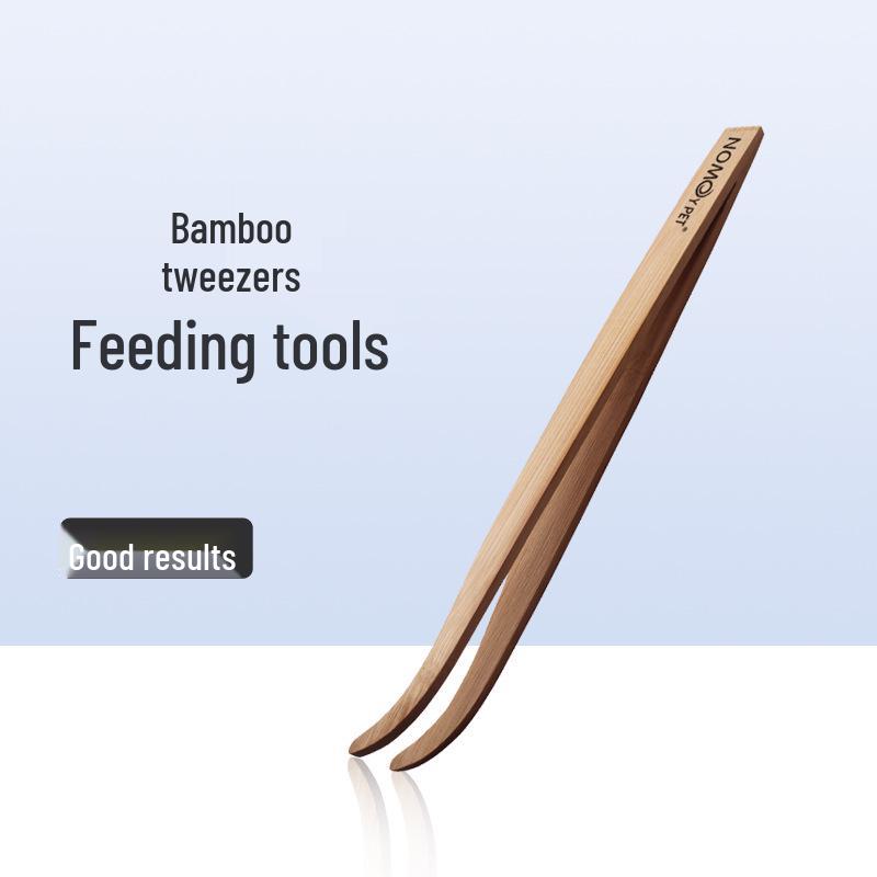 

NOMO Бамбуковый инструмент для кормления, 16,5 см Пинцет для рептилий (Черепаха, Ящерица, Лягушка, Паук) No