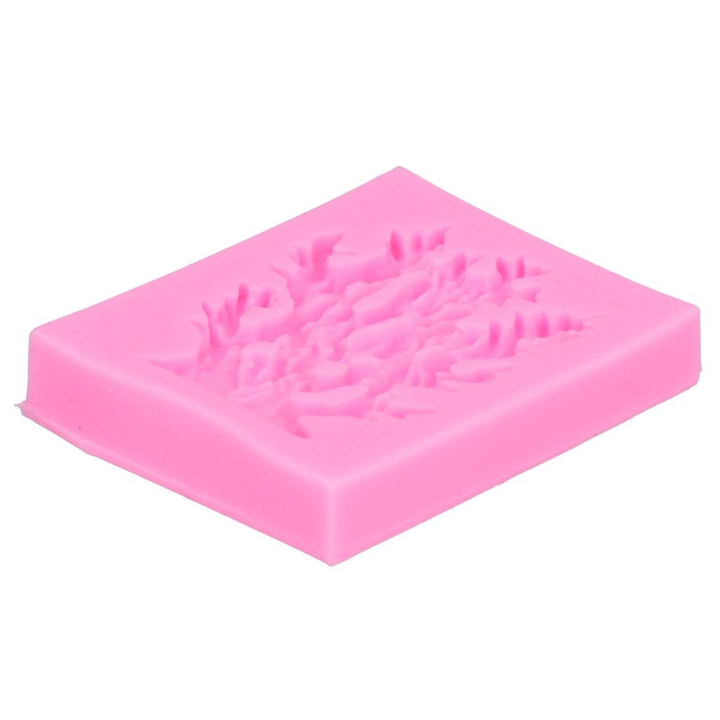 Korallförmige Silikonform Fondant Schokolade Kuchen Dekoration Form DIY BackformRosa