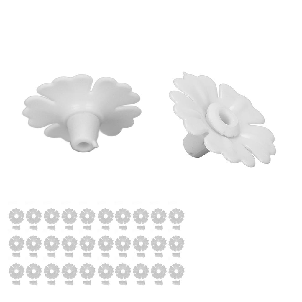 30 Set Hummingbird Feeder Flowers Hanging Bird Feeding Ports Replacement Parts Garden Supplies