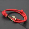 Vintage Fish Hook Boat Anchor Men Bracelet Casual Adventure Accessories Male Double Layer Adjustable Jewellery Gift