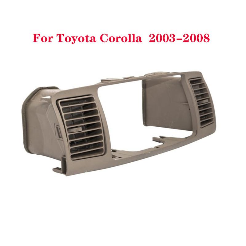 Für Toyota Corolla 2003-2008 55406-02080 Auto Innenraum Mittelkonsole Radioblende Lüftungsschlitz Klimaanlage