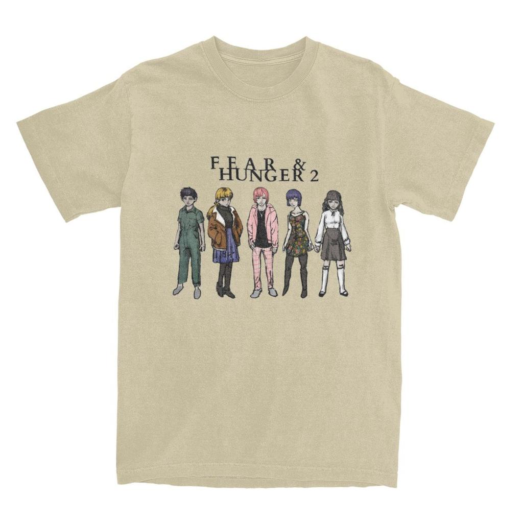 Fear And Hunger Termina TShirt Mens Video Game Cartoon Vintage Cotton T Shirts Summer ONeck Tee Shirt Oversized Clothing