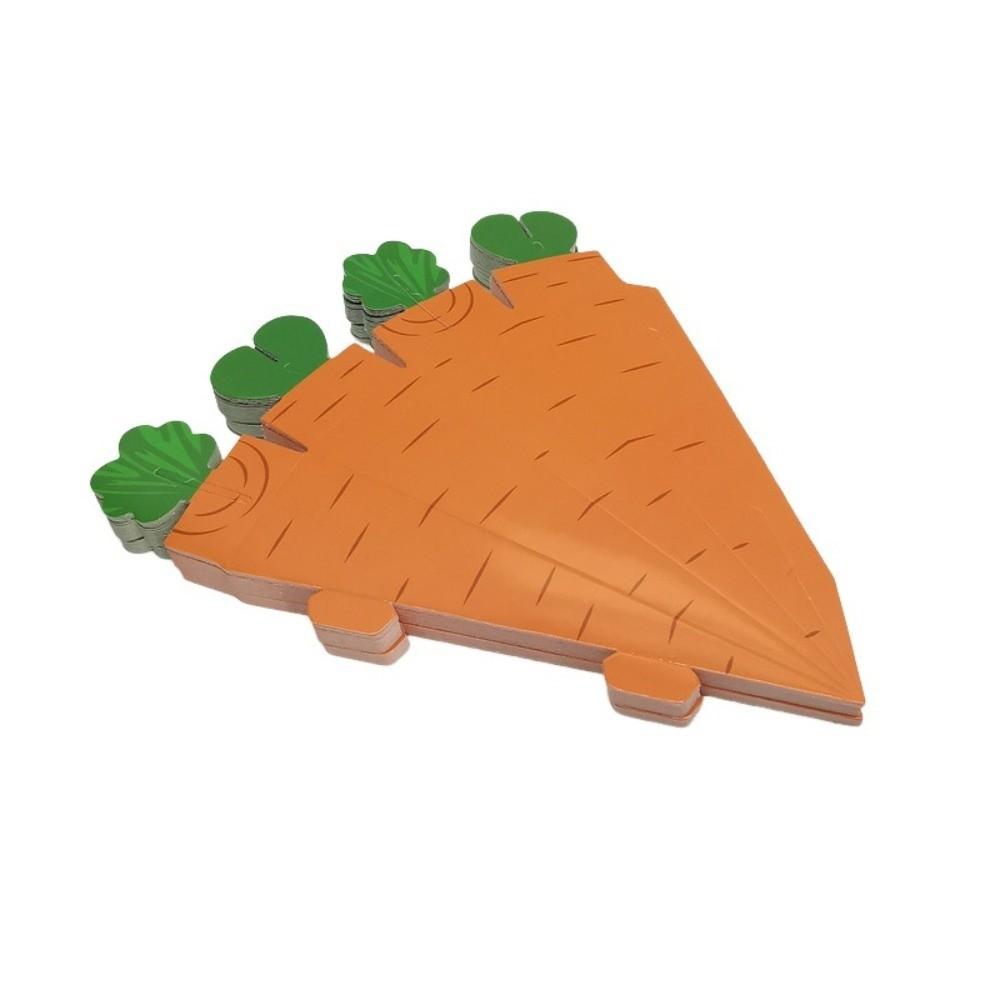 50 Stück/Set Kegelförmige Oster-Süßigkeitenbox Leere Verdickte Snack-Verpackungsbeutel Große Kapazität DIY-Box Keksbox