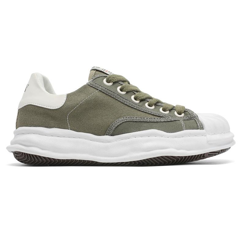 

3725 three-color dissolving shoes for men and women couples Ami Kaji tooling shell head shoes Guochao niche canvas shoes 45