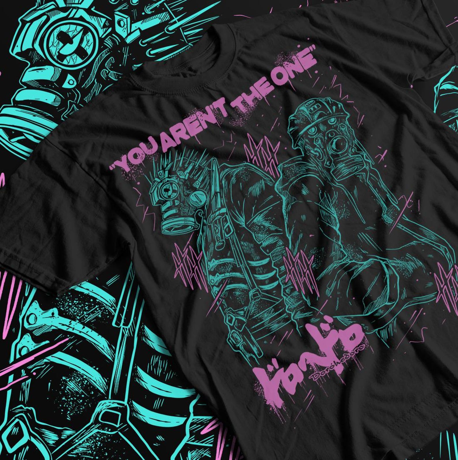 You Aren t The One Dorohedoro Shirt Caiman Nikaido T shirt M