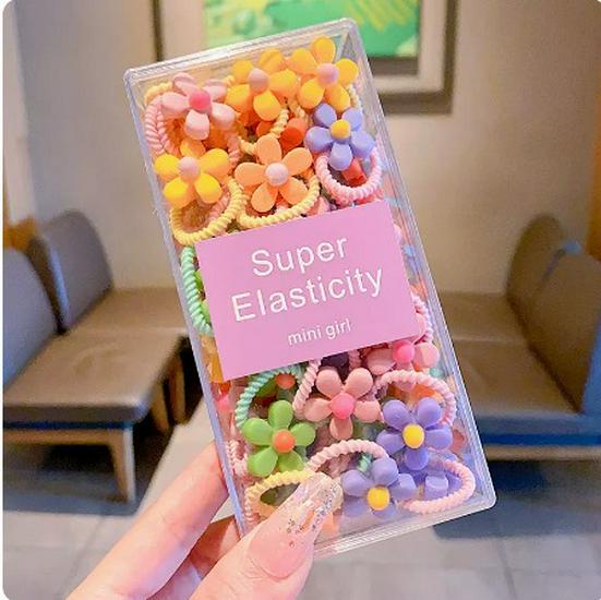 Child-Friendly Baby Hair Tie - Small, High Elasticity Rubber Band for Little Girls