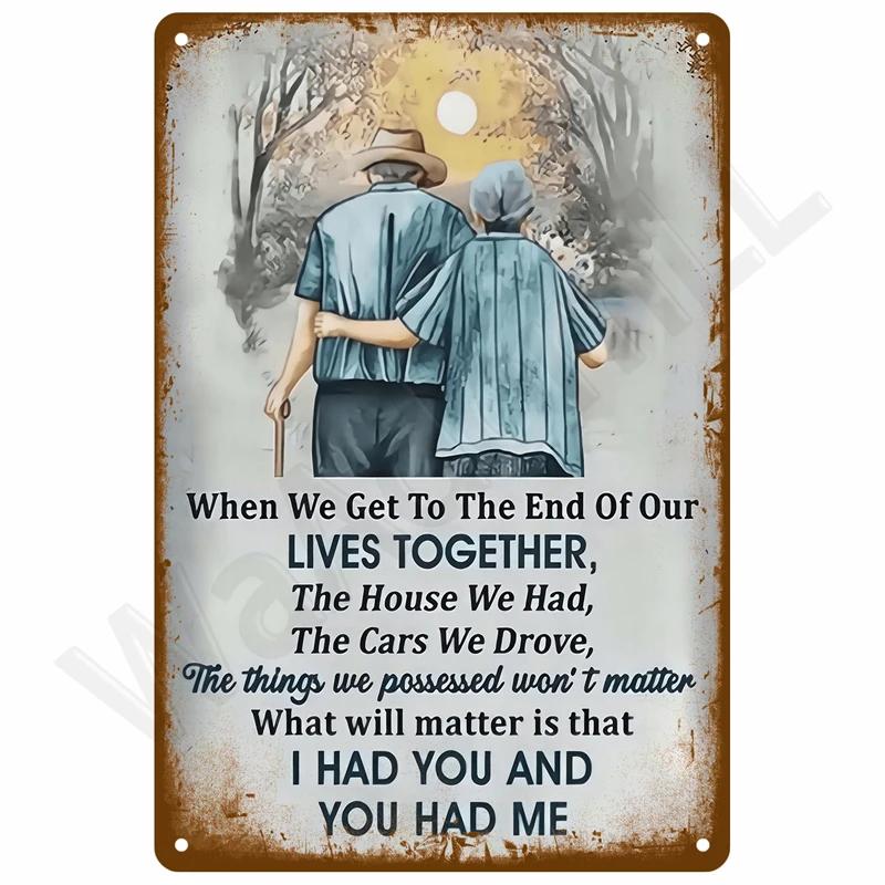 Vintage Metal Plate Tin Sign Retro Wall Art Home Decor Poster Garage Mural Aesthetic Room Bar Decoration