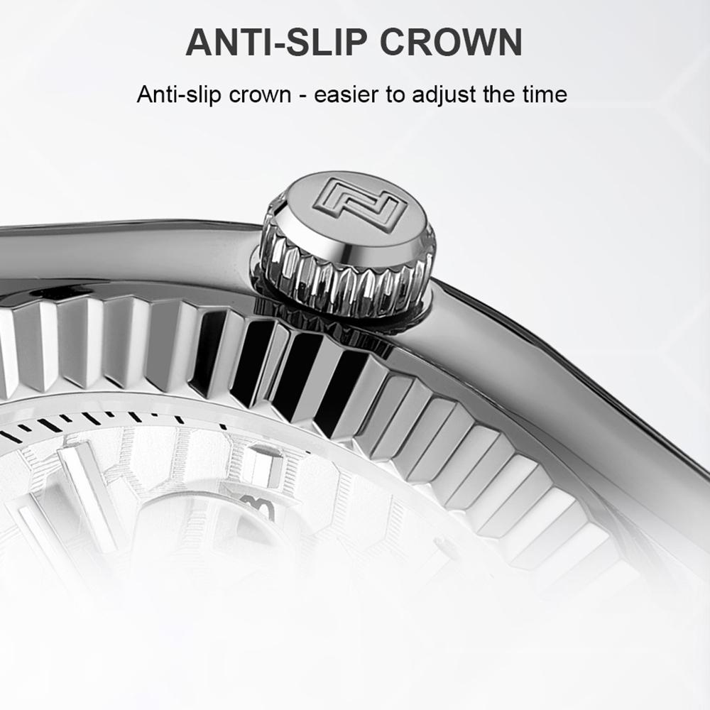 NAVIFORCE Original Men Quartz Watch Calendar Stainless Steel Strap Luminous Hands Honeycomb Dial Design Waterproof 3ATM Men Watch NF9277