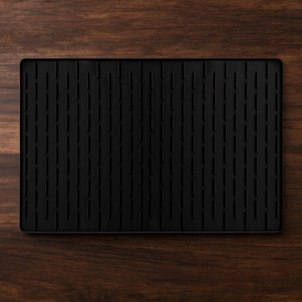 Silicone Dish Drying Mat Heat-resistant Sink Dish Organizer Durable Dish Drying Rack  Kitchen