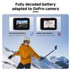 PALO 1800mAh Battery For GoPro Hero 8 7 6 5 Li-ion Battery Pack Motion Camera Battery Storage for GoPro Hero8 Rechargeable Batteries