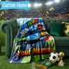 Custom Personalized Blanket Mateo Little Bus Soft Throw Blanket, Suitable for Family and Friends, Sofa Blanket,Home Decor Christmas gift