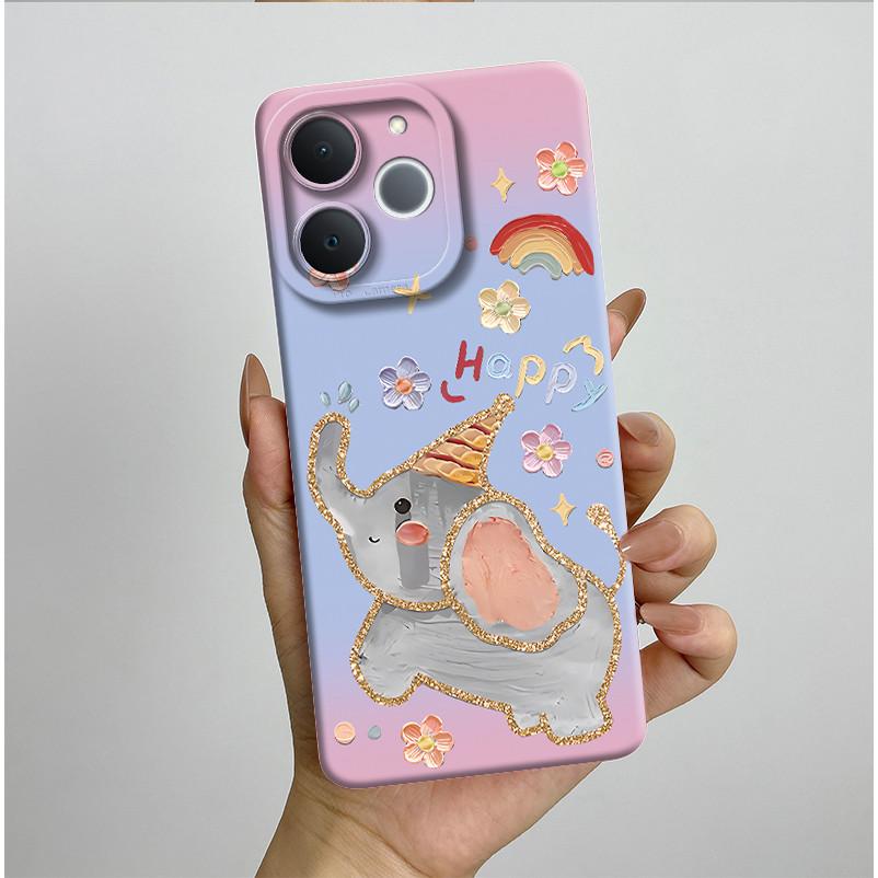 For Realme Note 70T Phone Case Aesthetic Butterfly Flower Anti Drop Protection Covers For Realme Note 70 T Note70T Bumper Casing