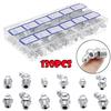 130Pcs Hydraulic Grease Nipples Galvanized Metal Grease Nipple Fitting