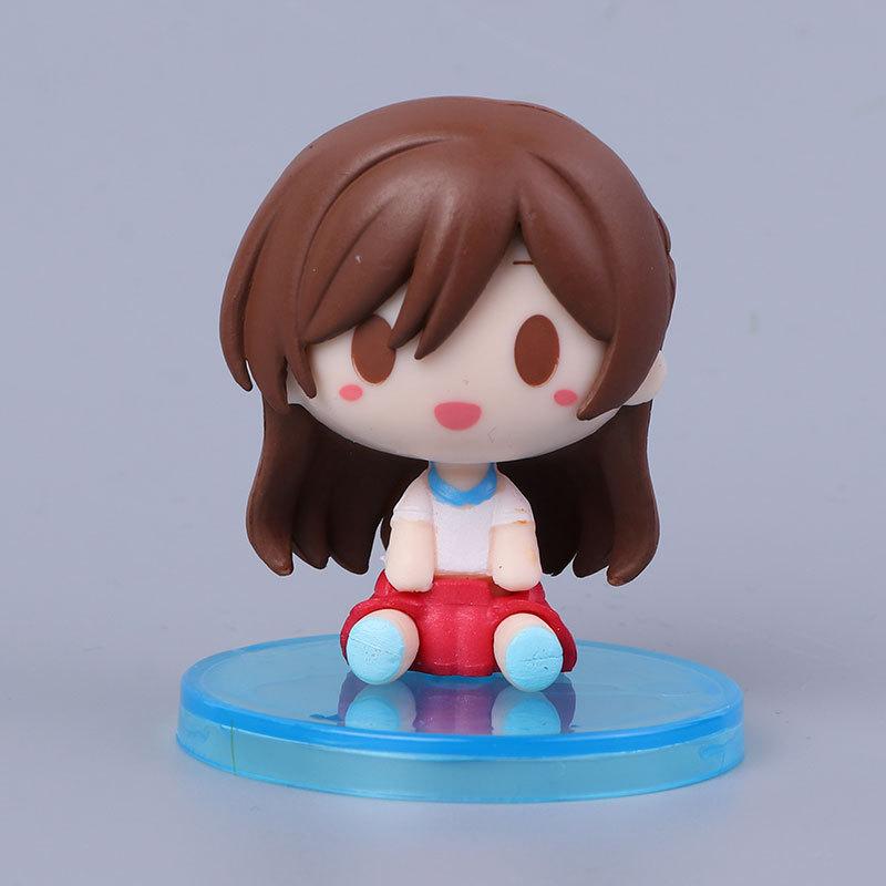 4Pcs/1Set Q Version Cute Anime Rental Girlfriend Figure Ichinose Chizuru Doll Asami Nanami Toys Sakurasawa Sumi Model Toy Set