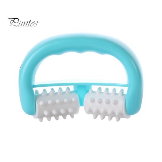 

Массажер для глубоких тканей, антицеллюлитный массажер, эргономичный дизайн, легкий портативный неэлектрический роликовый массажер синий