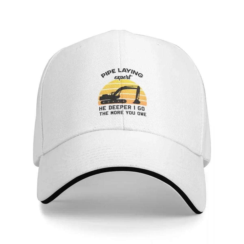The Deeper I Go the More You Owe - Pipe Laying Expert Gift Cap Baseball Cap trucker hat hat man luxury boy child hat Women's