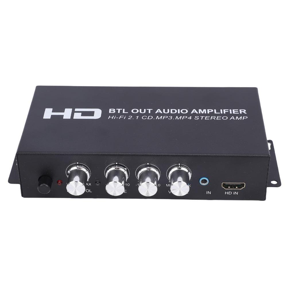 Support HD & AUX Input Stereo Power Amplifier Audio Amplifier System  Home Use