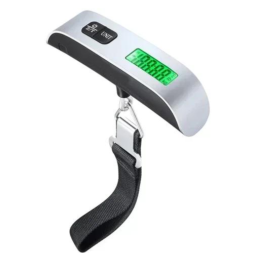50kg Portable Hanging Scale Electronic Hand Luggage Scale Digital Display Suitcase 110lb Travel Baggage Bag Weighing Tools