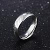 6MM Stainless Steel Laser Engraving Exquisite Couples Wedding Rings, Men And Women Fashion Movie Jewelry Gifts