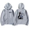 Ado Graphic Zipper Hoodies Autumn Winter Men Women Casual Fashion Harajuku Y2K Fleece Long Sleeve Zip-Up Hoodies Sweatshirt