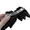 Black 3D Bow Hair Clip - Princess Accessory for Women
