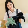 Spider Stuffed Animal - Soft Fur Huggable Green Spider, Adorable Playtime Plush Toy, Cute Animals Cuddle Gift, Super Soft Plush Doll Animal Toy for Ki