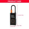 Portable Air Compressor Bikes Vehicles Motorcycle Tire Inflator Pump Digital Display Pressure Gauge Detect with LED Lamp