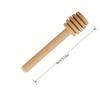 10pcs Mini Wooden Honey Spoon,Honey Long Handle Wooden, Honey Jar Supplies,Milk Tea Mixing Stick, Dessert Tools, Kitchen Gadget
