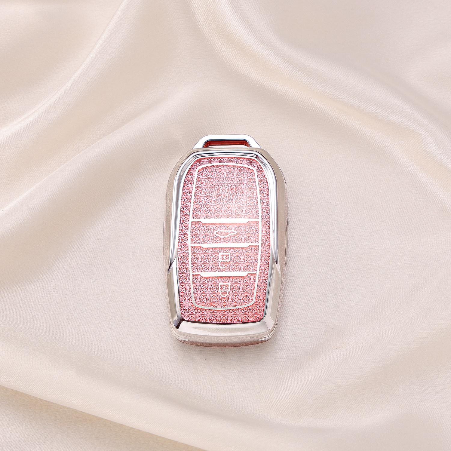 

Crystal Tpu 3 Button For Toyota Corolla Yaris Cross Prius Hilux Land Cruiser Lc200 Lc250 Lc300 Remote Car Key Case Cover Fob Bag