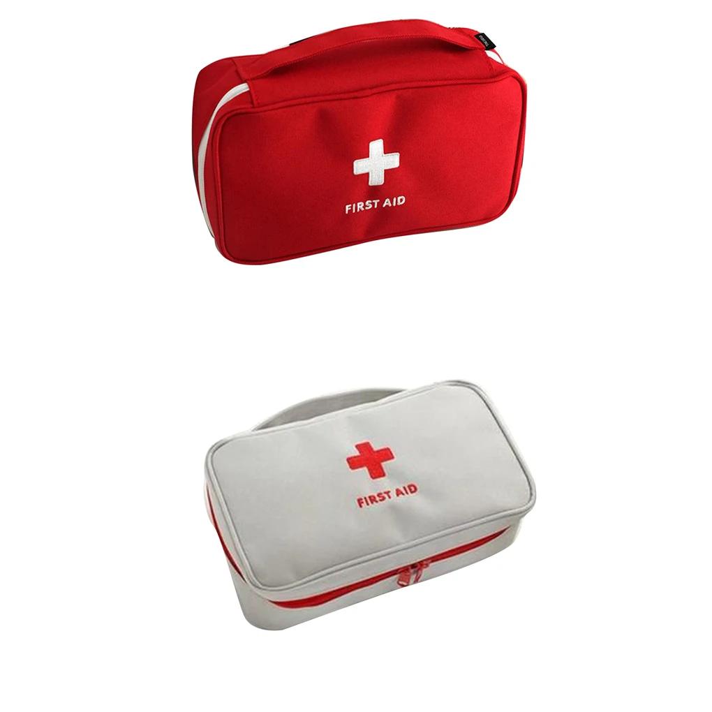 Large Capacity Portable Medicine Storage Bag – Empty First Aid Kit Organizer for Travel, Outdoor & Home Use