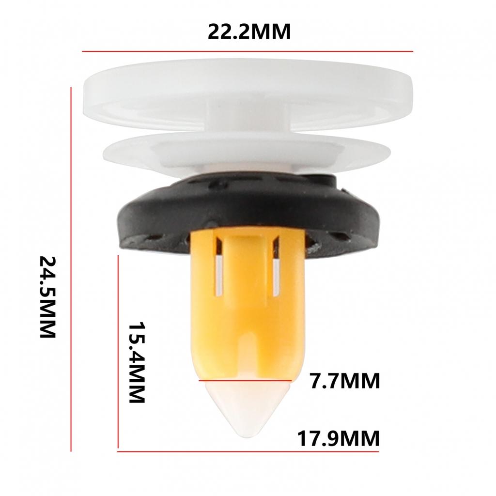 22.2mm Car Door Panel Clips 51987227 8 PCS For Compass