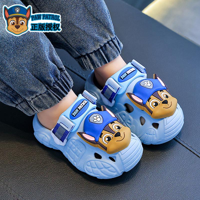 Paw Patrol Summer Children's Clogs Non-Slip Breathable Closed-Toe Sandals for Boys and Girls Baby Beach Outdoor Slippers