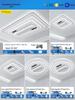 Modern Bladeless Ceiling Fan Light: Grand Design for Living & Dining Rooms