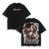 Summer Y2K Anime Print Casual Top Retro Kamisama No Horimiya Washed T-shirt Suitable for Daily Wear Street Style.