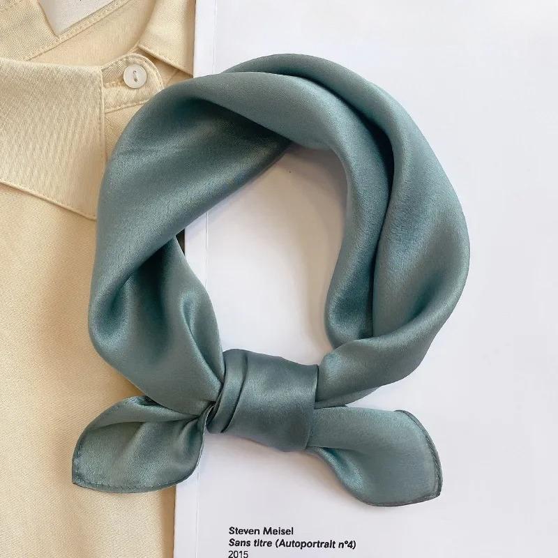 Nature Silk Neck Scarves Lady Foulard Lovely Strawberry Print Real Silk Square Scarf for Women Bag Ribbon Hairband Kerchief