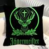 Alcohol Jjagermeister Pillow Case Square Pillow Bedroom Sofa Leisure Comfort Cushion Car Home Decoration