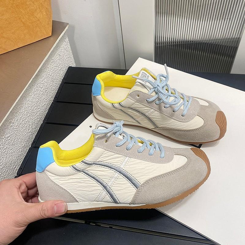 

Fashion Casual Shoes 2025 Spring Autumn New Style Boys Training Shoes Soft Bottom Baby Genuine Leather Cute Kids Running 35 синий