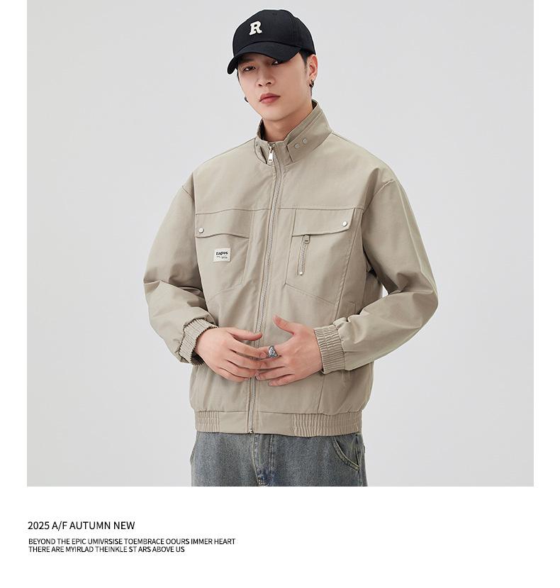 Men's 2025 American-Style Workwear Jacket: Autumn/Winter Windproof, Waterproof, Breathable, Warm Top