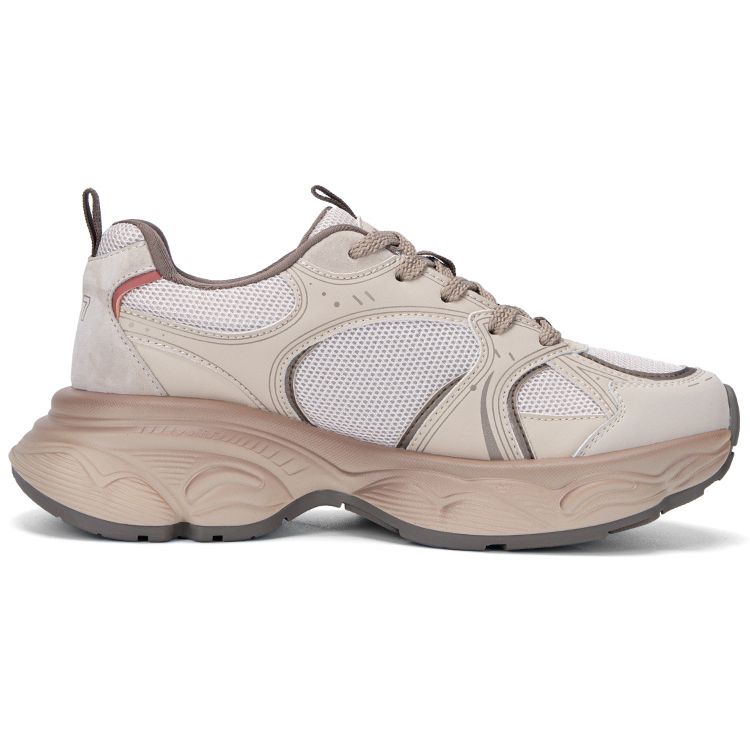 Kappa Stable Support Increased Lightweight Non-Slip Wear-Resistant Low-Top Running Shoes Women sneakers Gray Khaki K0E25MC57J-602