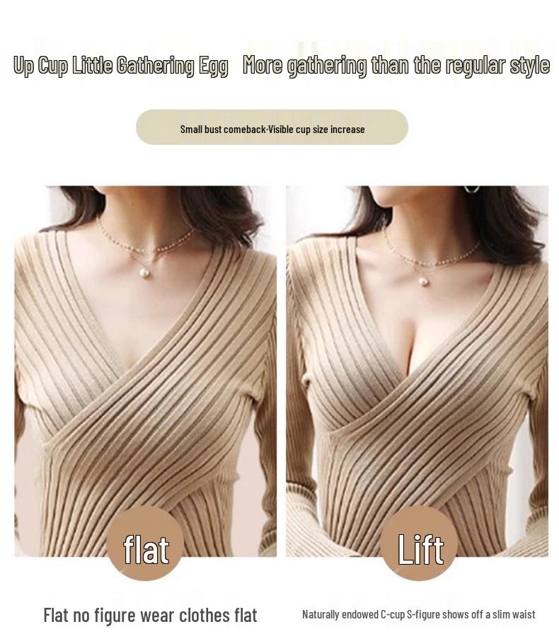 Seamless Sport Push-Up Anti-Sagging Bra with Breathable Fixed Cups