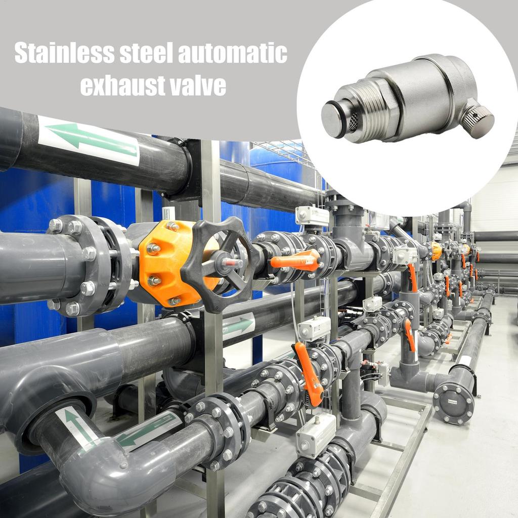 Automatic Air Bleed Vent Automatic Vent Valve Water Heater Replacement Parts For Generator Hydronic HVAC Solar Automotive Marine