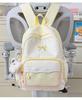 Schoolbag Japanese new high-value cute plaid bow backpack soft huhu sweet little fairy travel small backpack