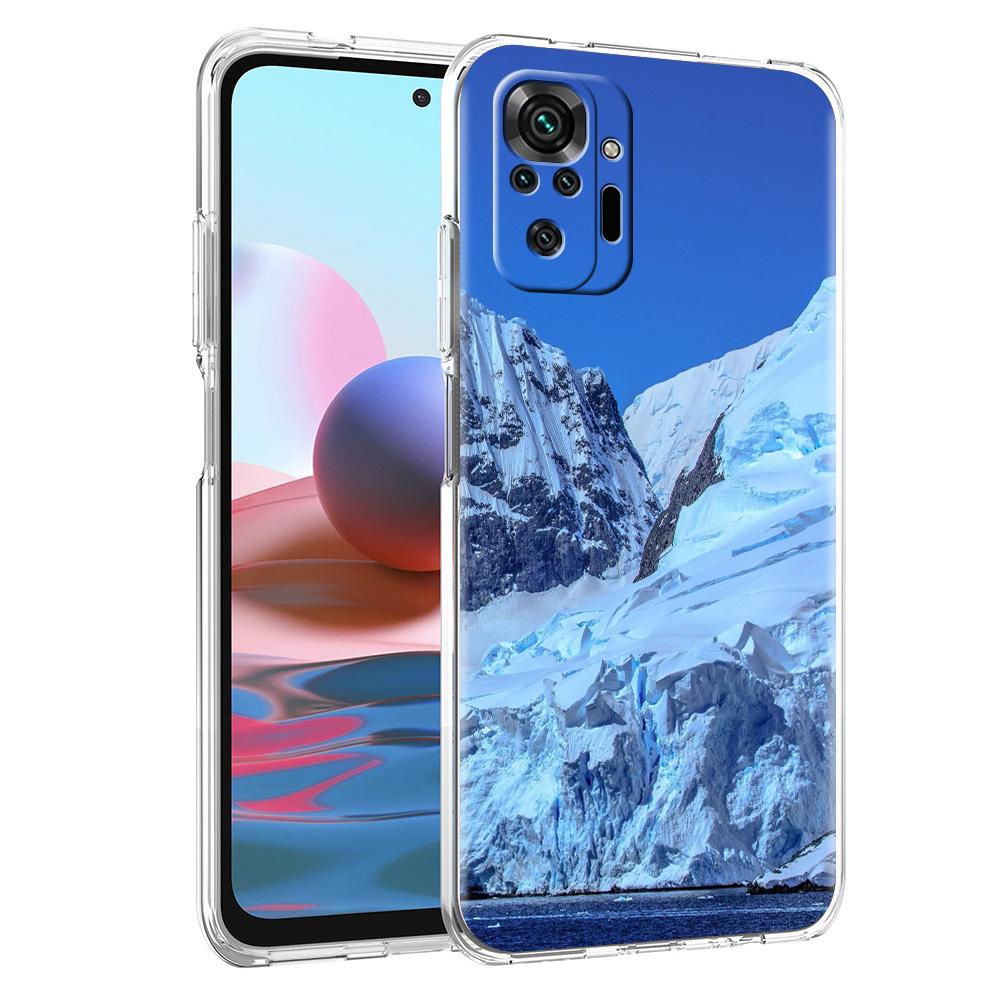 Phone Case For Xiaomi Redmi Note 15 14 5G 13 12 10 11 Pro Plus 4G 14C 13C 12C Soft TPU Cover Antarctica snow scenery
