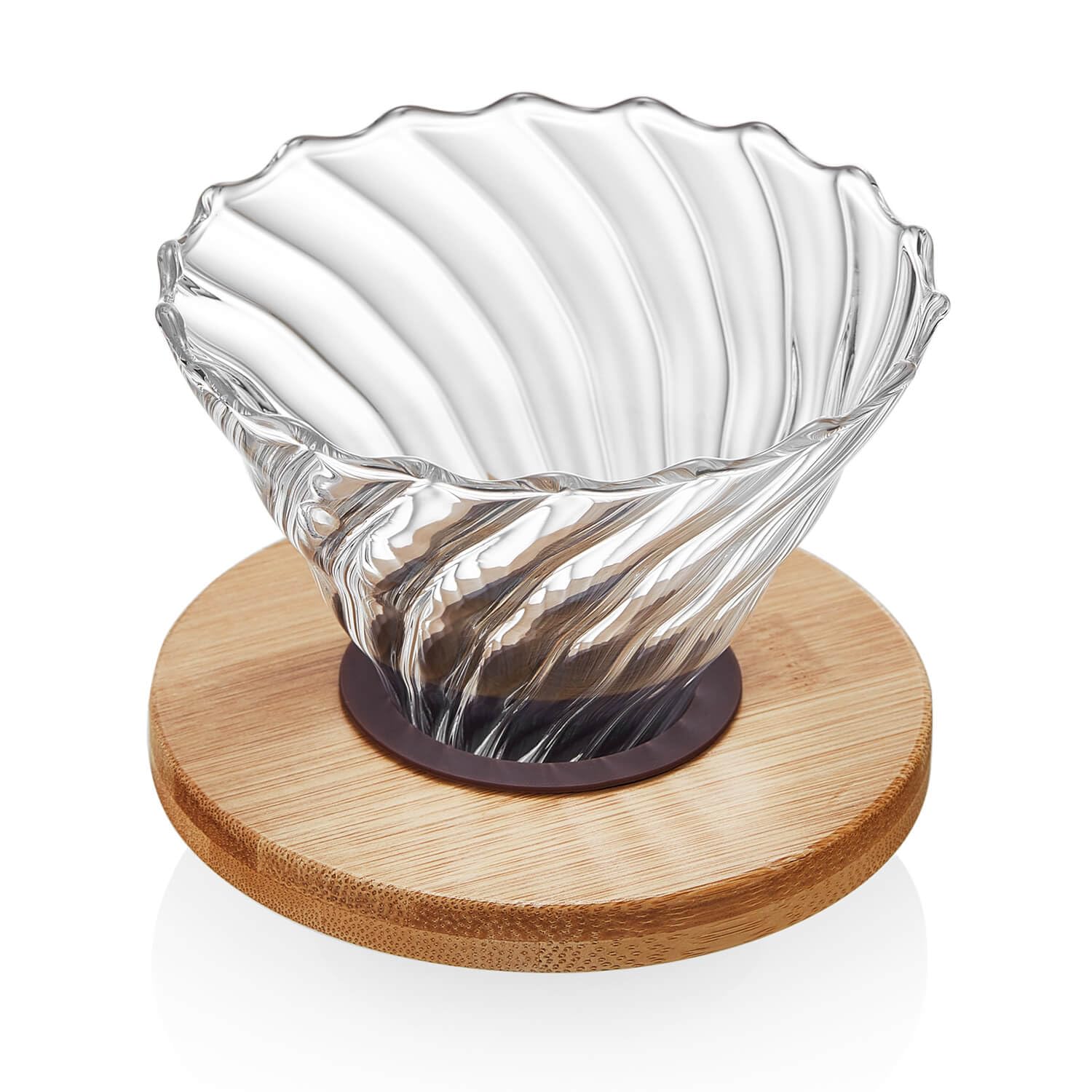 

Pokaro Tea Coffee with Paper Bamboo for Perfect for Homemade Drip Ideal for and a Perfect Gift for Cafes Dripper, Heat-Resistant Glass, Filters,