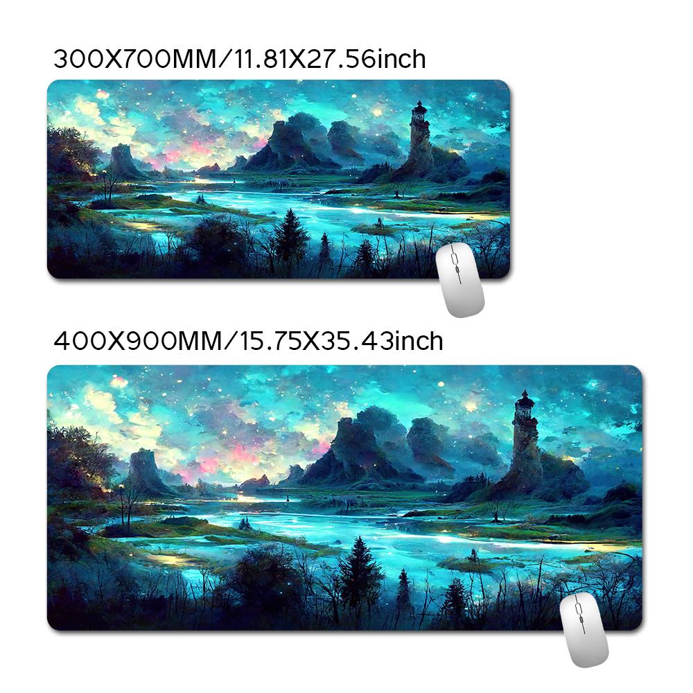 Green Forest Mouse Pad Gamer Mat Mousepad XXL Mouse Mat Large Keyboard Mat Desk Pad Mousepads For Computer Laptop Mouse Pads