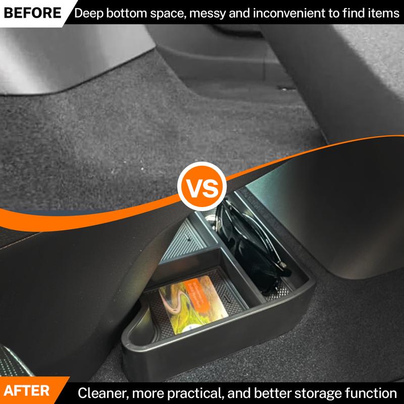 For VW ID4 Armrest Storage Box -2025 Center Console Organizer Tray with Adjustable Divider Fit Auto Interior Accessories