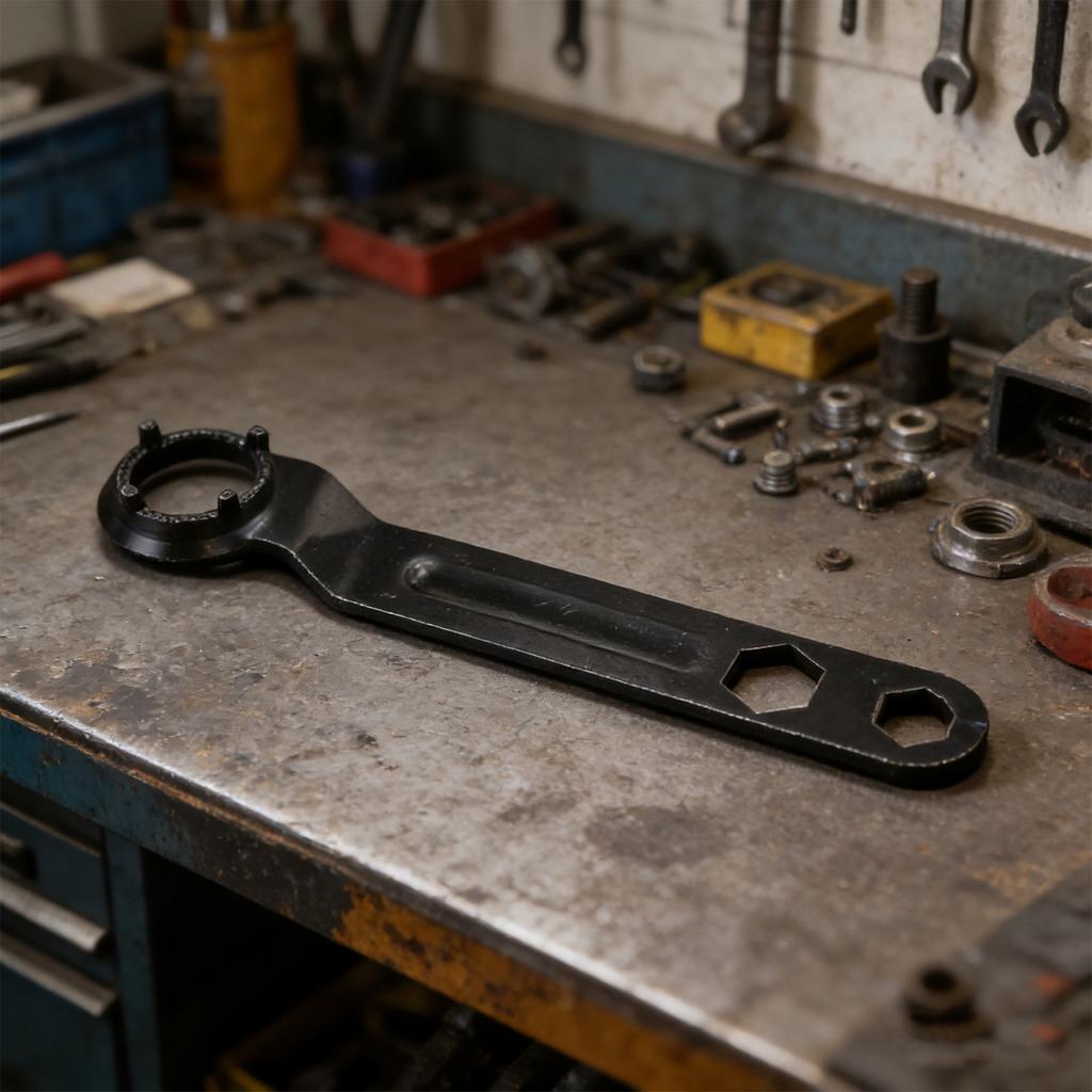 Angle Grinder Tool Four Jaw Wrench Maintenance Productivity Enhancer