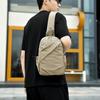 Cloth Phone Bag Solid Color Shoulder Bag Fashion Men Chest Bag  Female