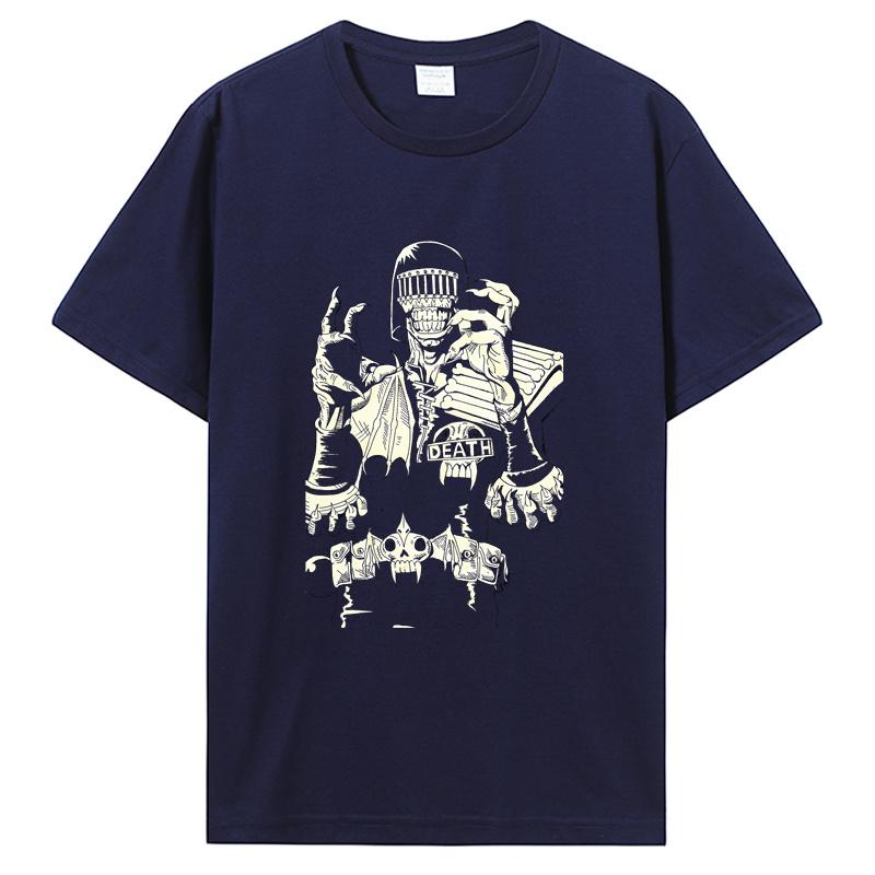 

Dredd T Shirt Judge Death TShirt Casual Graphic Tee Shirt Cotton Awesome Short Sleeves Male Oversized Tshirt S