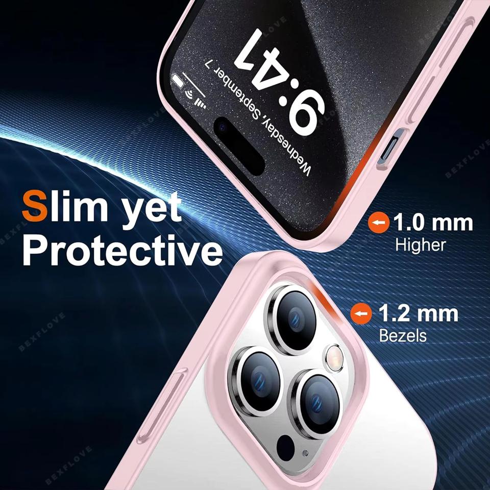 Magnetic Clear Phone Case for iPhone 16E 14 15 16 Plus 11 12 13 Pro Max X XR XS MAX 12 13 Mini Magsafe Charging Shockproof Cover